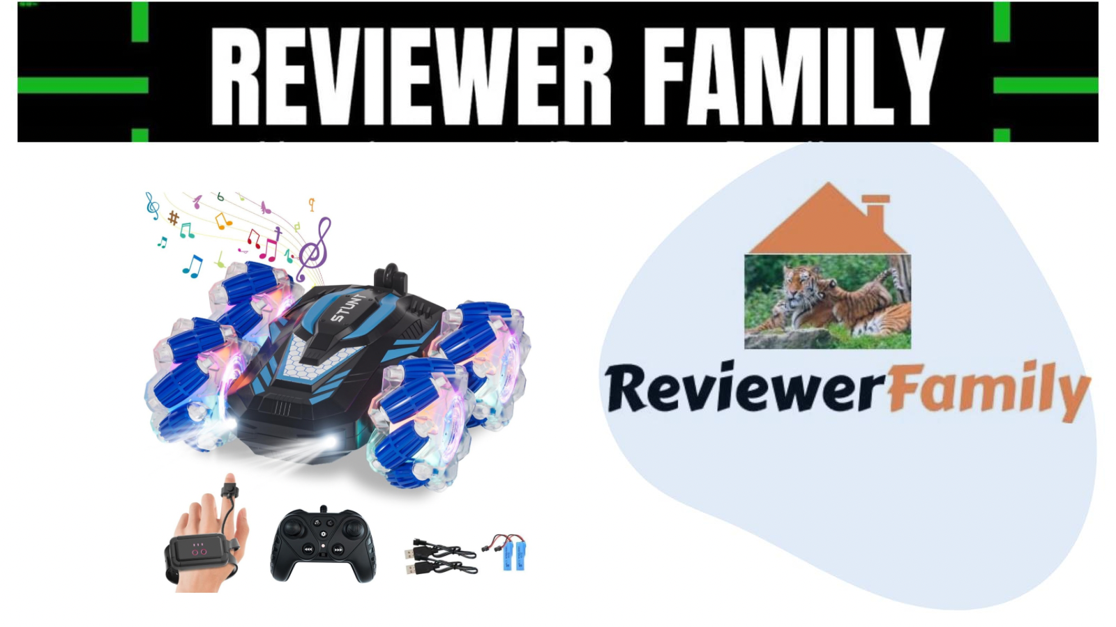 Watch LOOZIX New Gesture Sensing RC Stunt Car on Amazon Live